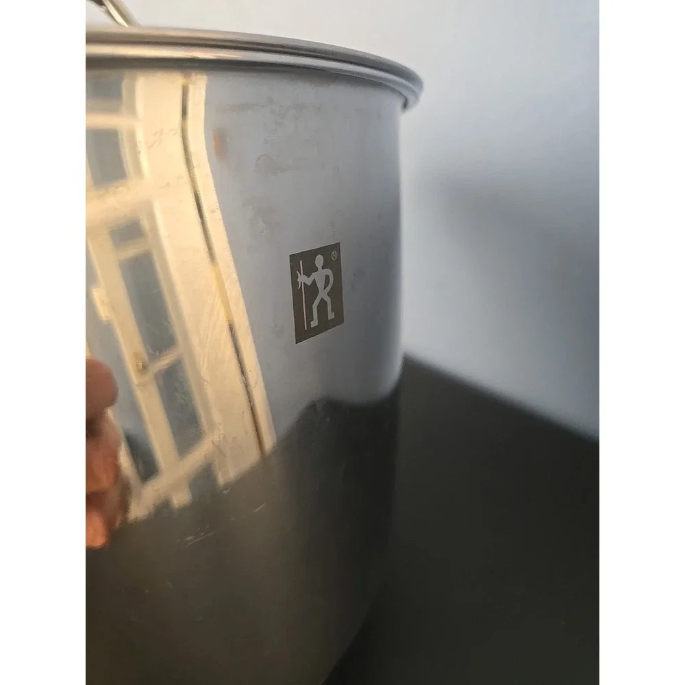 J‎ A Henckels Int'l Classic Clad 18-10 Stainless Steel Stock Pot~ 4L w/ Lid